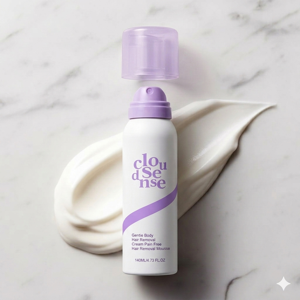 BodySense Gentle Hair Removal Mousse bottle
